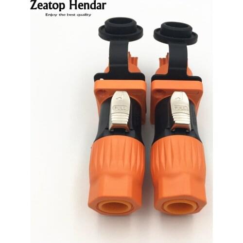 10Sets Waterproof 3Pin PowerCon Stage Light Power Plug and Socket 250V AC/DC 20A IP65 Powercon Connector Speaker Chassis Adapter