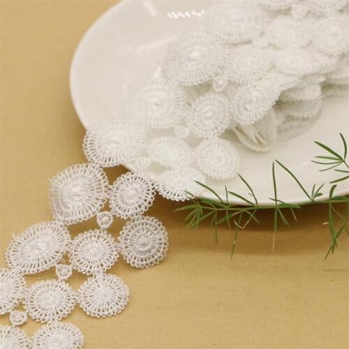 Clothing accessories embroidery flowers lace skirt hem bed sheets diy design decorative accessories