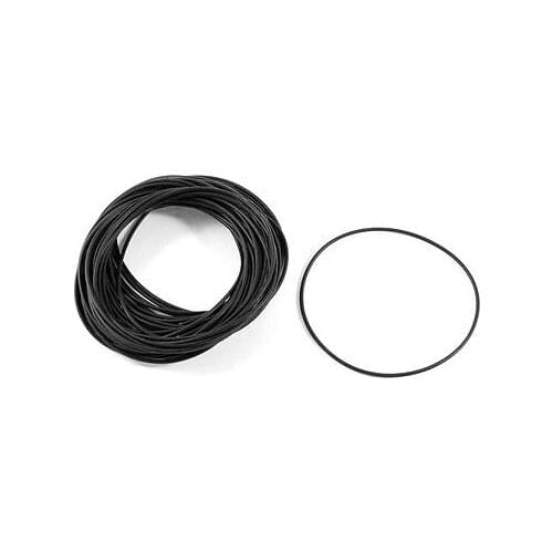 45 Pcs 67mm x 1.5mm Black Rubber Oil Seal O Rings Gaskets Grommets