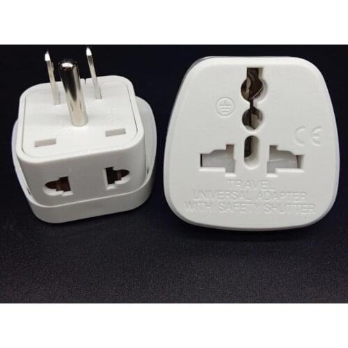 10pcs/Lot Travel Power Adapter American Canada Thailand Japan Brazil Electrical Plug Converter AC Socket Adaptor