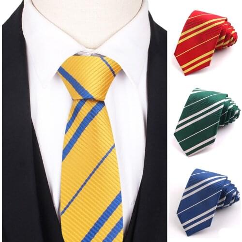 Striped Neck Ties For Men Women JK Student Necktie For Girls Boys Suits Skinny Tie Casual Slim Male Necktie Yellow Gravatas