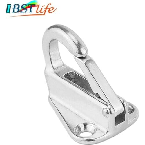 IBST LIFE 43mm Stainless Steel 316 Fender Spring Hook Snap Fending Hook Attach Rope Boat Sail Tug Ship marine Hardware