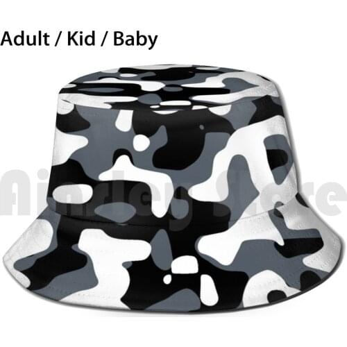 Camouflage Sun Hat Foldable UV Protection Funny Camo Camouflage Military Military Patterns Cool
