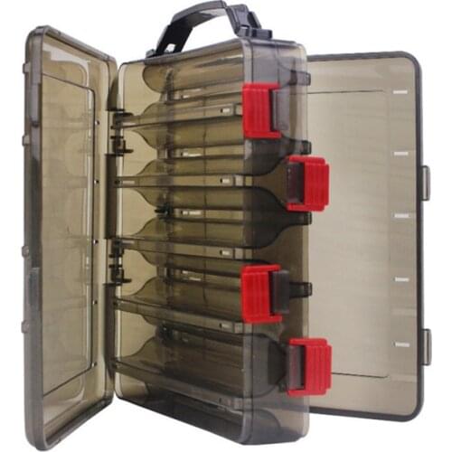 17*20cm/18.5*27.5cm Fishing Lure Box Double Sided Tackle Box Squid Jig Fishing Accessory Box Fishes Lures Fishing Tackle