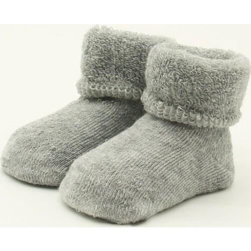Fashion Lovely Sweet Thicker Warm Children Baby Cotton Socks Hot Sales 6 Colors