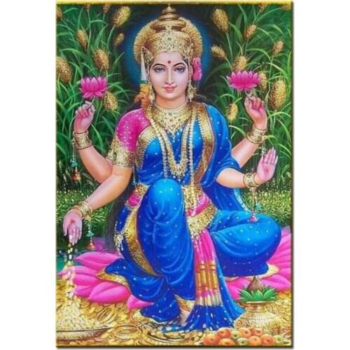 Full square round drill 5d diy diamond painting Lakshmi Reiki Picture mosaic embroidery kit religious series decorative art New