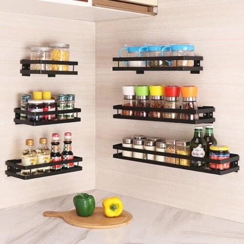 Spices Organizer Storage Shelf Seasoning Rack Home Closet Rack For Spice Jar Rack Cabinet Shelves Holder Kitchen Accessories
