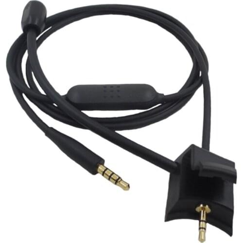 Professional Replacement Game Mic Microphone Compatible with QC35II Game Headset Cable Sliding Volume Control