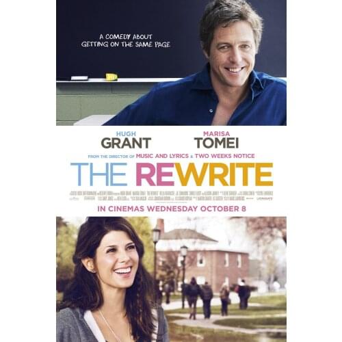 The Rewrite Movie Art print Silk poster Home Wall Decor