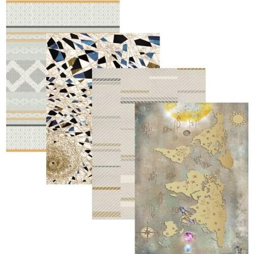 Modern Ins Nordic Color Geometric Polygon Map Pattern Printed Carpet Living Room Decorative Rug