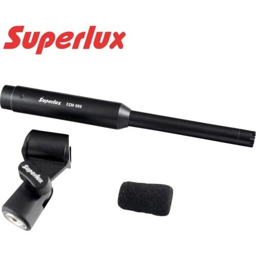 Superlux ECM-999 Highly Reliable Professional Measurement Microphone Condenser Testing Microphone ECM999