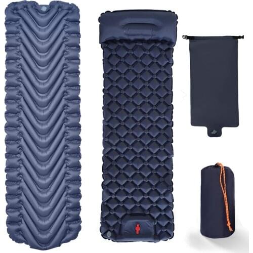 Ultralight Sleeping Pad with Air Bag Self-inflation Air Mattress Camping Tent Cushion Outdoor Hammock Picnic Beach Sleeping Mat