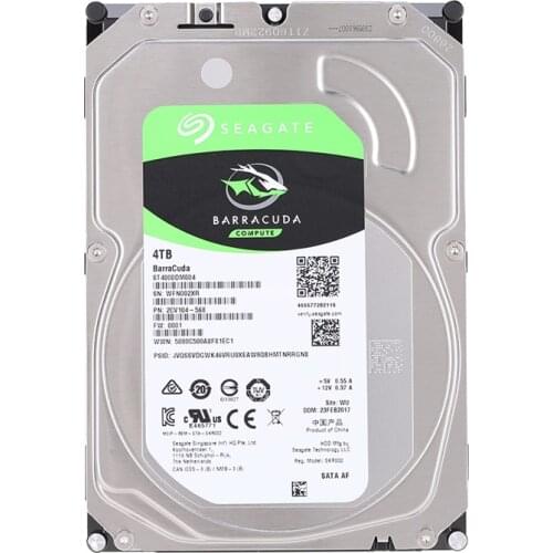 Seagate 4TB Desktop HDD Internal Hard Disk Drive 5900 RPM SATA 6Gb/s 256MB Cache 3.5inch HDD Drive Disk For Computer ST4000DM004