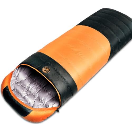 Camel fill 1500/1800g ultralight camping sleeping bag envelope white duck down sleeping bag compression sleeping bag