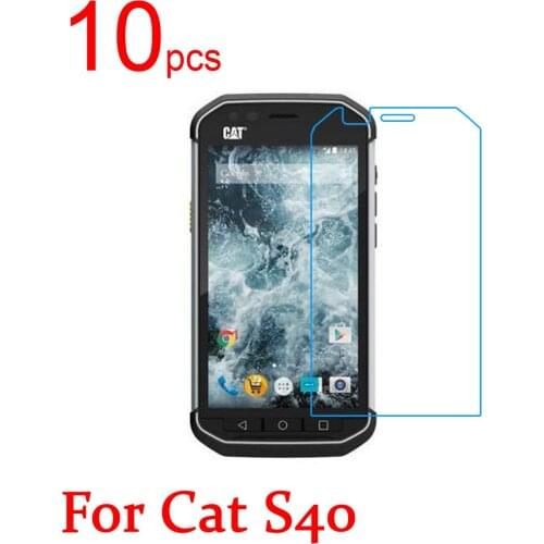 10pcs glossy Ultra Clear/Matte/Nano anti-ExplosionLCD Screen Protector Film Cover For Cat S40 Protective Film + cloth