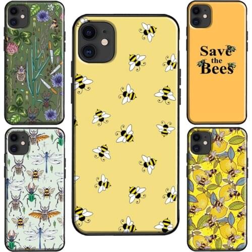 Midsummer bee garden honey guards Case For iPhone XR X XS Max SE 2020 6S 8 7 Plus Coque For iPhone 11 12 Pro Max mini Cover