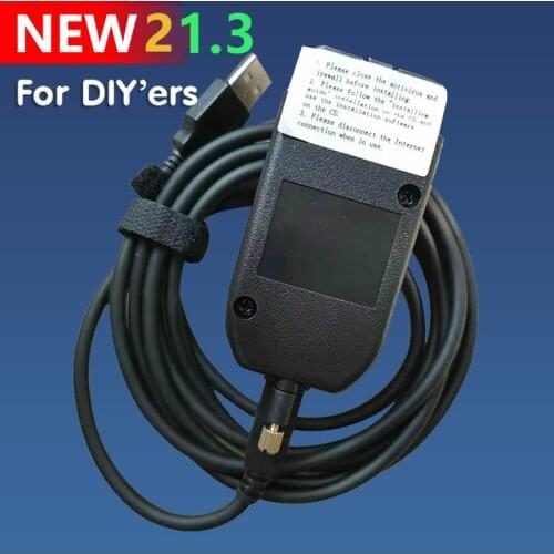 2021 Newest Wesheu VCDS V2 Interface Super COM 21.3 FOR VW AUDI Skoda Seat 21.3 English Polish German French Atmega162