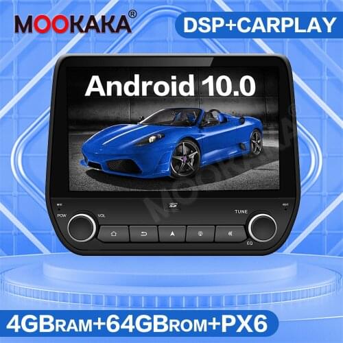 PX6 Android 10.0 4+64GB Car Radio GPS Navigation For Ford Fiesta 2017-2018 Multimedia Player Auto Stereo Head Unit NO DVD Player