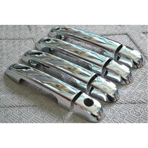 Car styling For 2010-2015 KIA SOUL (8pc) car accessories ABS Chrome Door Handle Cover