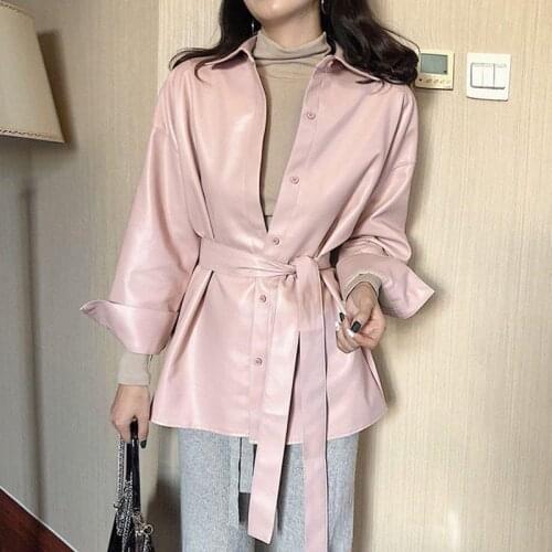 Bella Philosophy Women's Leather Bomber Jackets