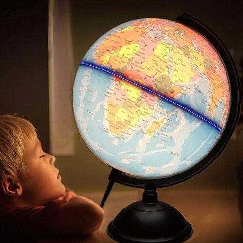 32cm World Globe Large Hd with Light Display Students In English and Chinese Teaching Children Gifts To Learn To Use AR Globes