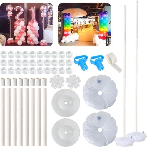 DD Wedding Arch Decor Background Double Balloon Shelf Cylinder Event Party Room Decoration Photography Backdrops Ballonns Stand