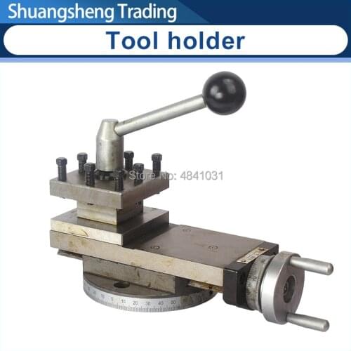 SIEG Lathe Tool holder/C10/SC10/M10/SM10 Machine tool slide/Slide rest/Compound Rest Assembly