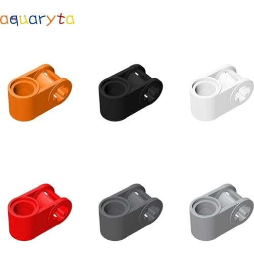 Aquaryta 100pcs 1x2 Cross Shaft and Bolt Connector Technology Building Blocks Parts Compatible 6536 DIY Assembles Particles Toy