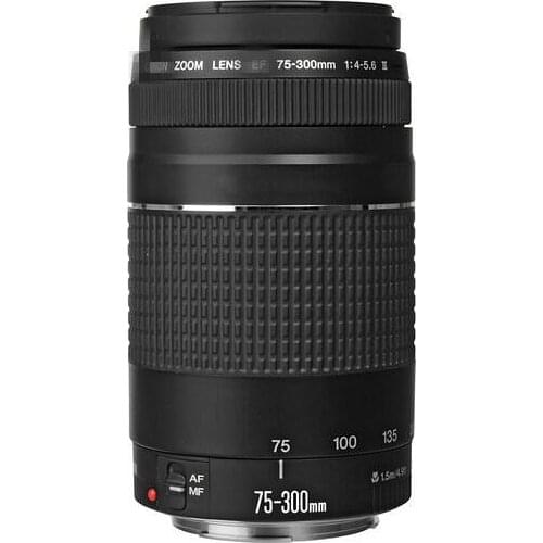 FOR Canon lens 75-300mm F/4-5.6 III Telephoto Lenses for Canon camera 1300D 600D 700D 750D 760D 60D 70D 80D 7D 6D T6 T3i T5i T6