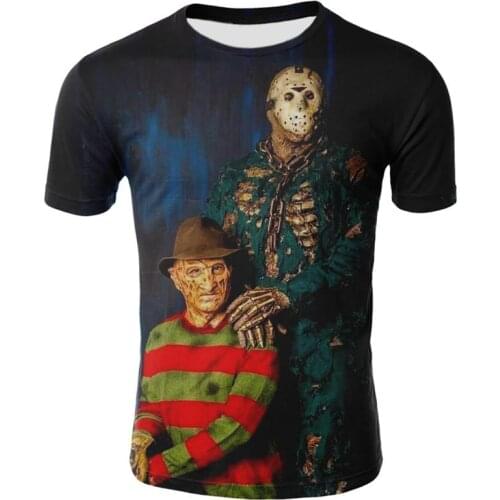 3D Printed T Shirt Men Joker Face Casual O-neck Male Tshirt Clown Short Sleeve Funny T Shirts 2019 Summer Tee Shirt Homme