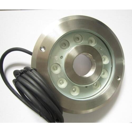 IP68 4pcs/lot 304 stainless steel 24V 27W RGB fountain LED Light Color Changing Underwater Ring LED white pond pool led