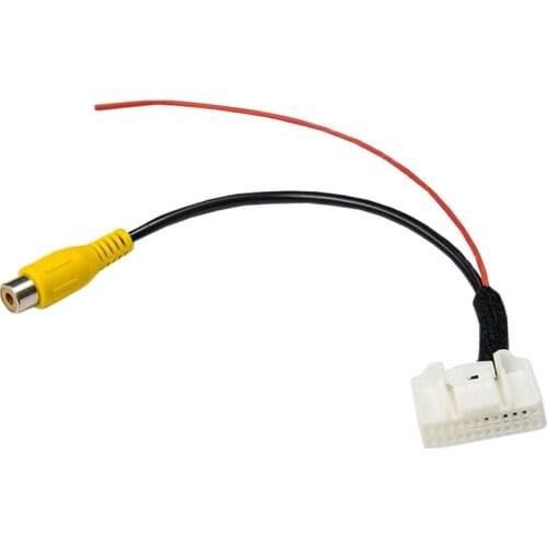 Rear View Camera RCA Adapter Wire For Skoda KODIAQ KAROQ Original Switch RCA Connector Convertor Cable