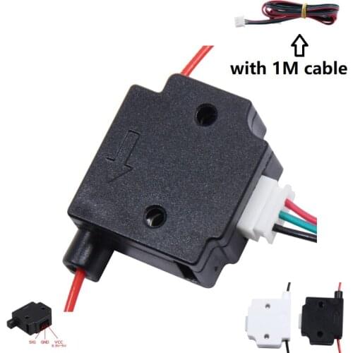 MEGA 2pcs Filament Break Detection Module With 1M Cable Runout Detector Sensor 3D Printer Parts for 1.75mm Filament shortage