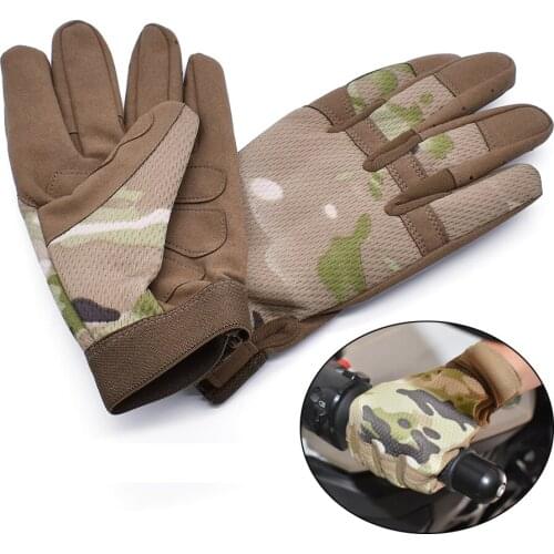 High Quality Motorcycle Gloves Motocross Motorbike Biker Moto Gloves Military Tactical Riding Fingerless Full Finger Gloves