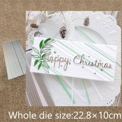 New Design Craft Metal stencil mold Cutting Dies stripe frame decoration scrapbook die cuts Album Paper Card Craft Embossing