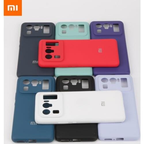 Original Xiaomi Mi 11 Ultra Silky Soft-Touch Liquid Silicone Phone Protective Cover Case for Mi 11 Ultra with logo