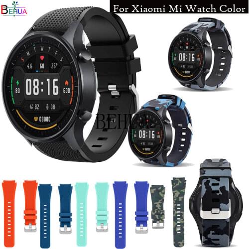 BEHUA 22MM WatchBand For Xiaomi MI Watch Color / Realme Watch S Strap sports Smart Wristband For Amazfit GTR 2e Bracelet correa