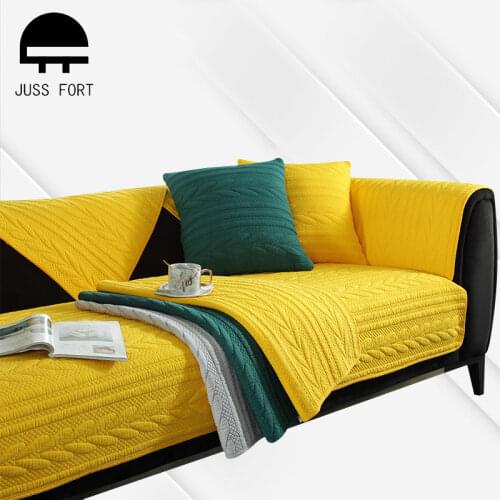 High-end luxury Sofa Cover Anti-dirty Non-slip Furniture Protector for Living Room Corner Sofa Towel Removable Couch Slipcovers