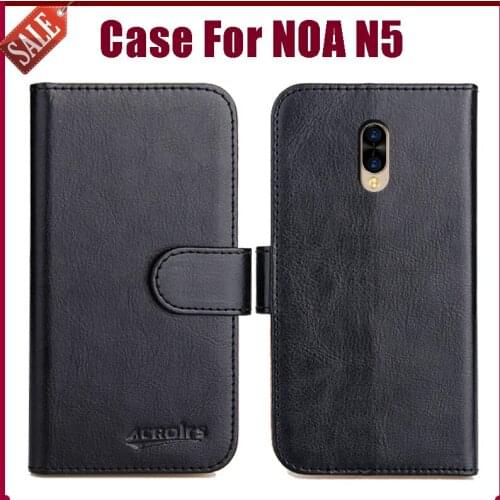 Luxury Flip Leather Case for NOA N5 Case 100% Special Wallet Cover For NOA N5 SE Funda Card Holder Mobile Phone Bag