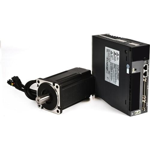0.75KW 80mm 3000RPM 750W 2.39N AC220V servo motor and servo driver