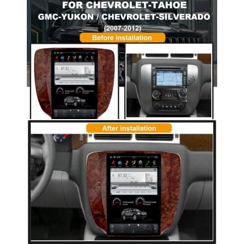 Android System Car GPS Navigation for-GMC-YUkon and for-chevrolet-silverado 2007-2012 Multimedia DVD Player