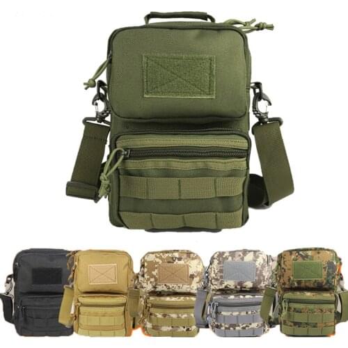Tactical Shoulder Bag 900D Military EDC Pouch Portable Phone Case Holster Crossbody Bag Outdoor Camping Hunting Accessory Bags