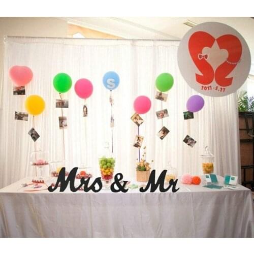 Mr and Mrs Sign Wedding Sweetheart Table Decorations,Mr and Mrs Letters Decorative Letters Wedding Photo Props Wedding Shower