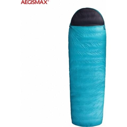 AEGISMAX EPLUS Outdoor Sleeping Bag 14℉~25℉ FP800 Ultralight 95% Goose Down Portable Envelope Mummy Type Splicing Sleeping Bag