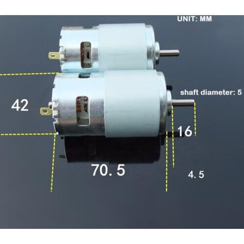 24V 6000-12000RPM High Power Speed Mini Micro DC Motor for DIY Toys Hobbies Smart Car Motors