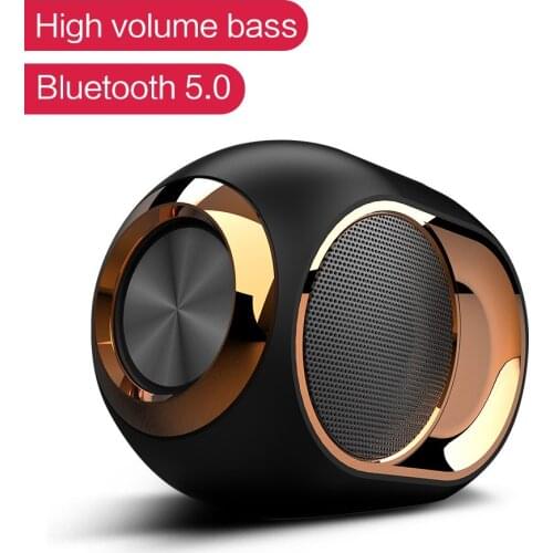 X6 Bluetooth 5.0 Speaker Portable Wireless Loudspeakers For Phone PC Waterproof Outdoor Stereo Music Support TF AUX USB FM