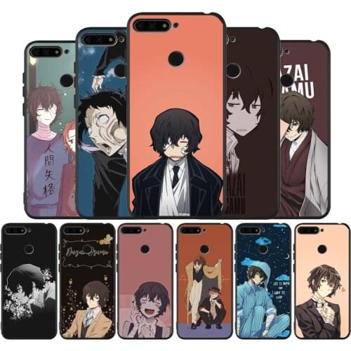 Japan anime bungou stray dogs Dazai Osamu Black TPU Soft Phone Case For Honor 8X 9 8 10 20 30 Lite Pro MATE 9 10 20 30 Pro Lite
