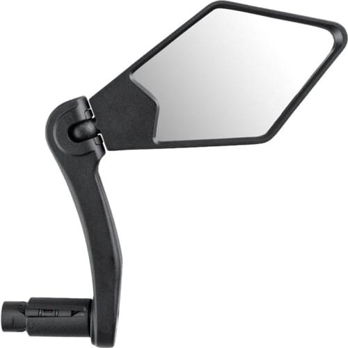 Bike Mirror Stainless Steel 360 Degrees Rotatable Lens Mirror Scratch Resistant Bicycle Handlebar Mirror Cycling Equipment