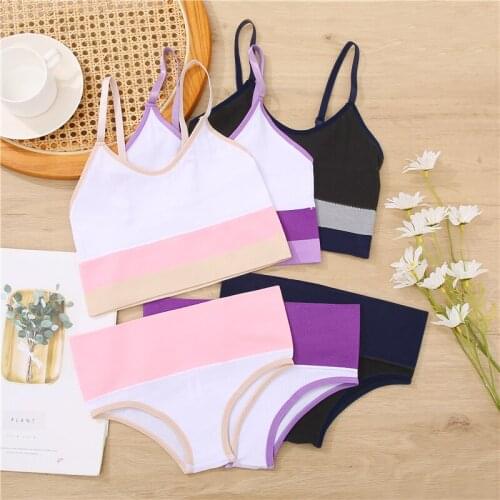Women Sexy Bra Sets Patchwork Bralette High Waist Panties Female Seamless Push Up Bra Lingerie Girls Sport Top Underwear Briefs