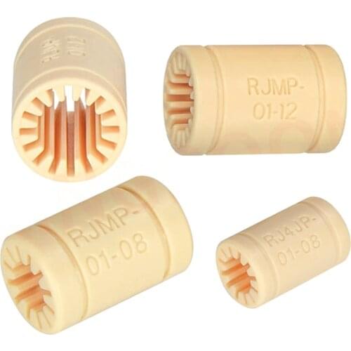 1pcs/5pcs RJMP-01-08 Solid Polymer LM8UU Linear Bearing 8mm Shaft CNC Plastic Bushing Reprap Medel For 3D Printer Parts